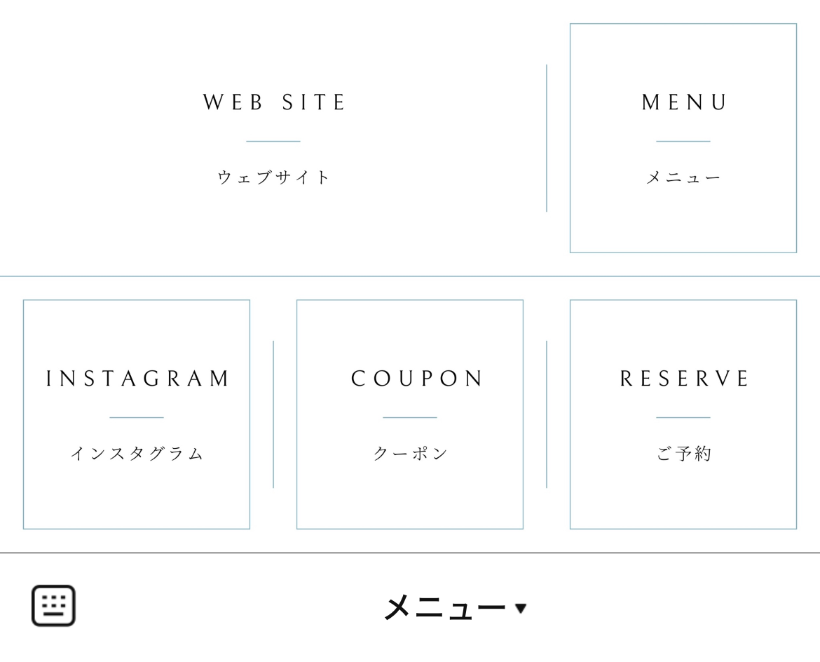 yasu-hairdesignerのLINEリッチメニューデザインのサムネイル